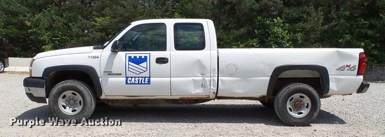 image for item DD7263 2006 Chevrolet Silverado 2500HD Ext. Cab pickup truck