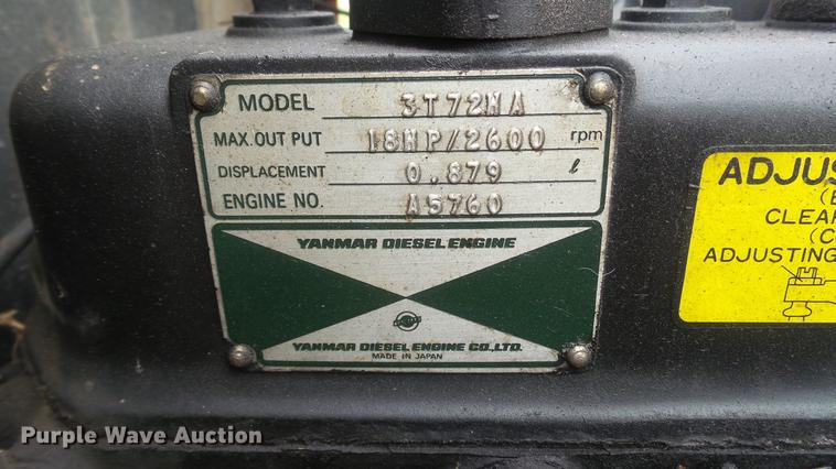 image for item DD7331 Yanmar YM186D MFWD tractor