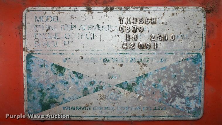 image for item DD7331 Yanmar YM186D MFWD tractor