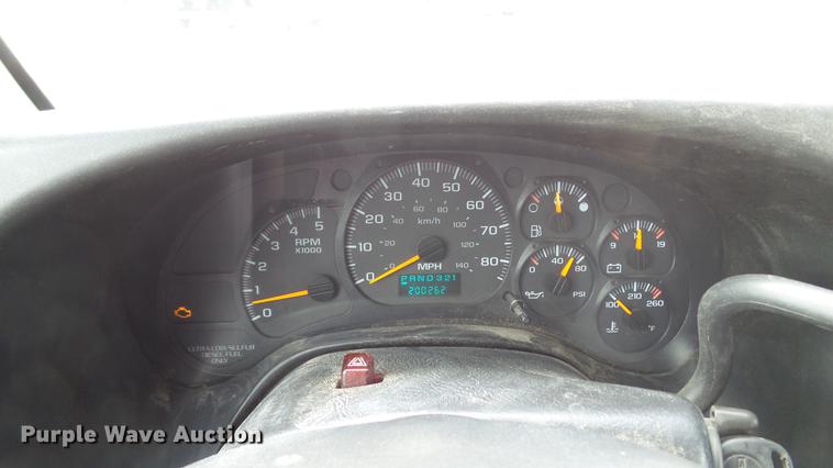 image for item DD7347 2007 GMC C5500 flatbed truck