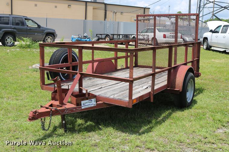 image for item DD8225 Shop built utility trailer