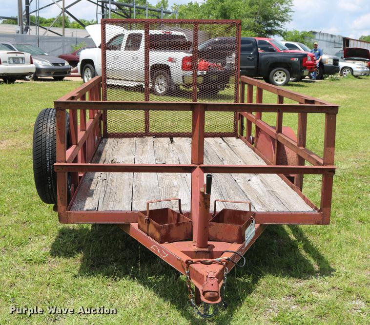 image for item DD8225 Shop built utility trailer
