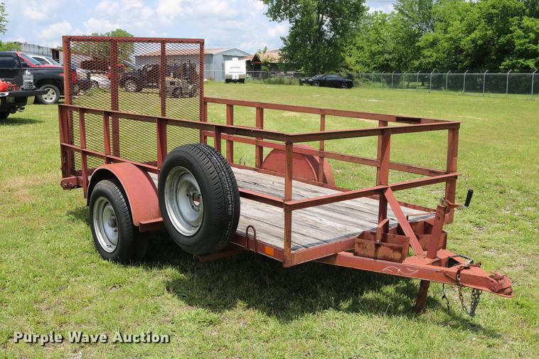 image for item DD8225 Shop built utility trailer