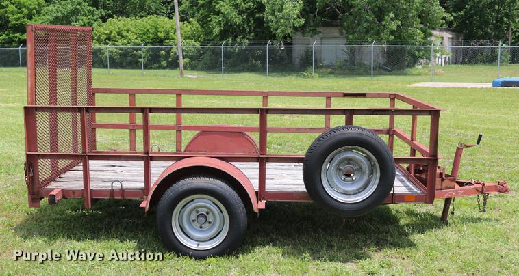 image for item DD8225 Shop built utility trailer