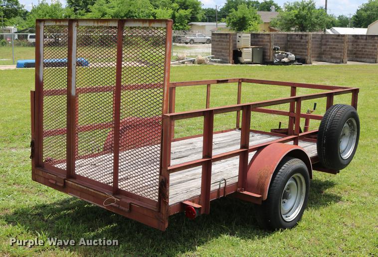 image for item DD8225 Shop built utility trailer