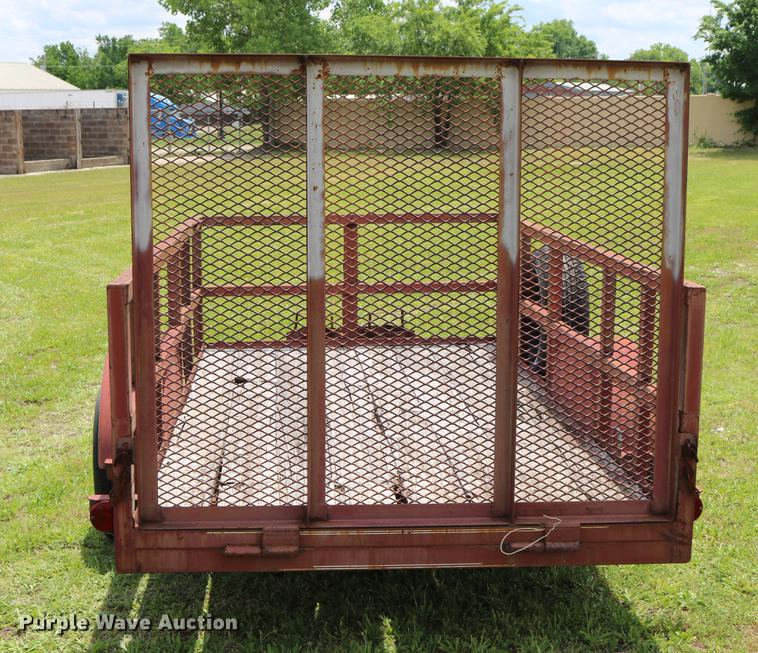 image for item DD8225 Shop built utility trailer