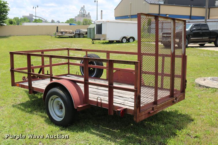 image for item DD8225 Shop built utility trailer