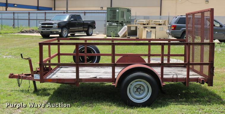 image for item DD8225 Shop built utility trailer