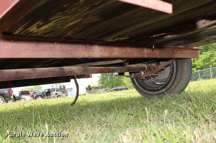 image for item DD8225 Shop built utility trailer