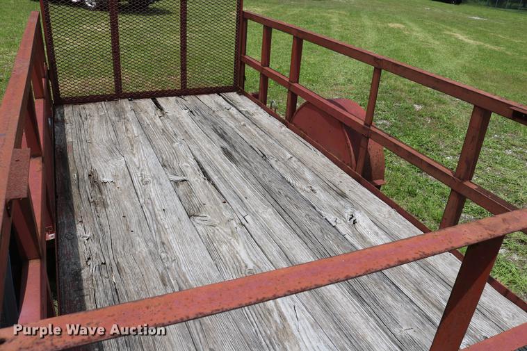 image for item DD8225 Shop built utility trailer