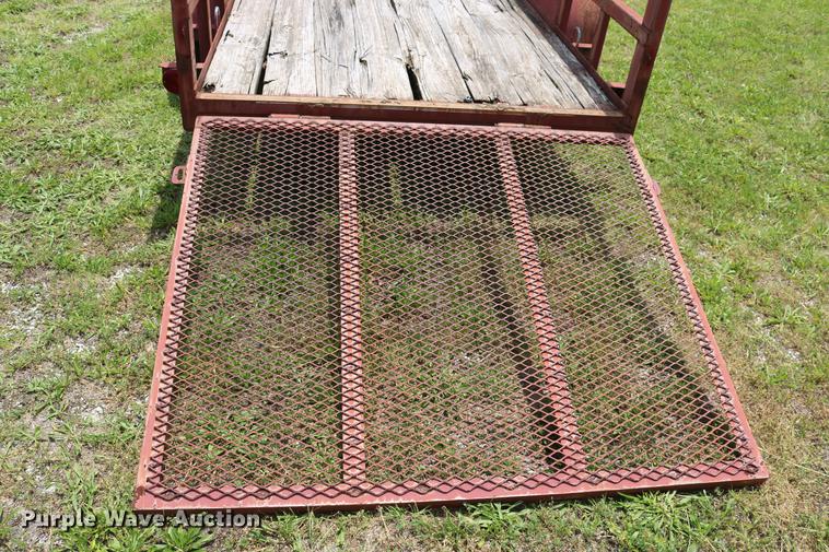 image for item DD8225 Shop built utility trailer