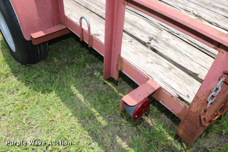 image for item DD8225 Shop built utility trailer