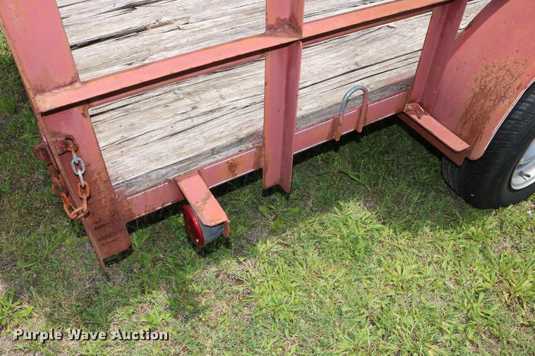 image for item DD8225 Shop built utility trailer