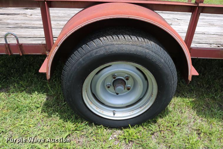 image for item DD8225 Shop built utility trailer