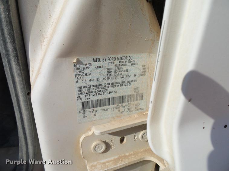 image for item DD8395 2008 Ford F250 Super Duty Crew Cab pickup truck