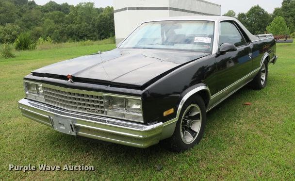 image for item DE3806 1986 Chevrolet El Camino