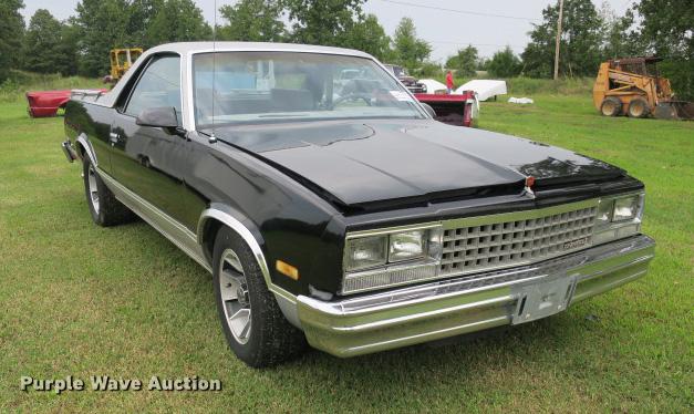 image for item DE3806 1986 Chevrolet El Camino