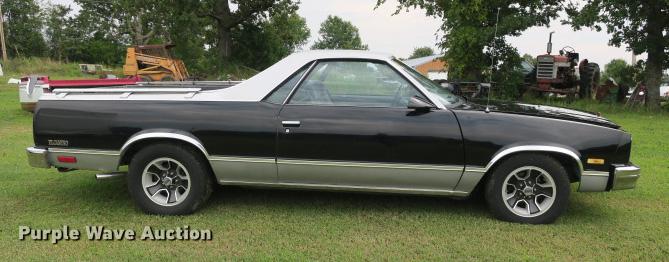 image for item DE3806 1986 Chevrolet El Camino