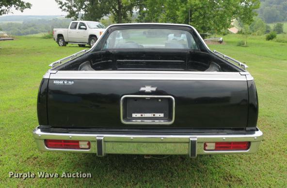 image for item DE3806 1986 Chevrolet El Camino