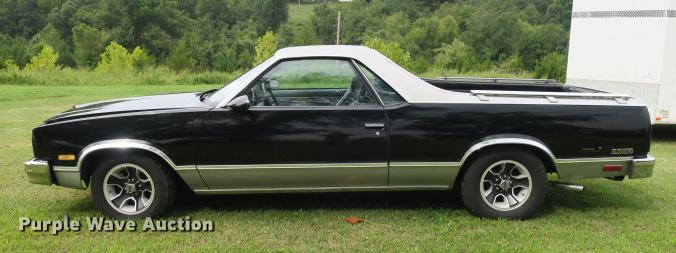 image for item DE3806 1986 Chevrolet El Camino