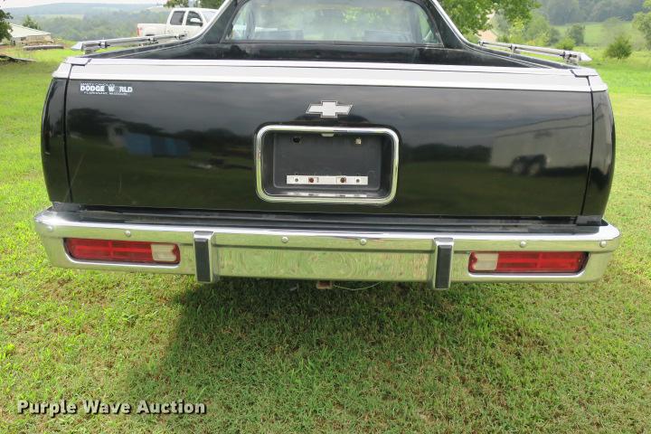 image for item DE3806 1986 Chevrolet El Camino