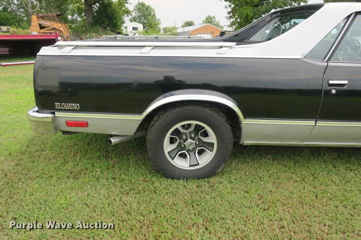 image for item DE3806 1986 Chevrolet El Camino