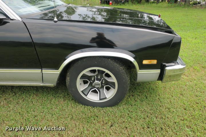 image for item DE3806 1986 Chevrolet El Camino