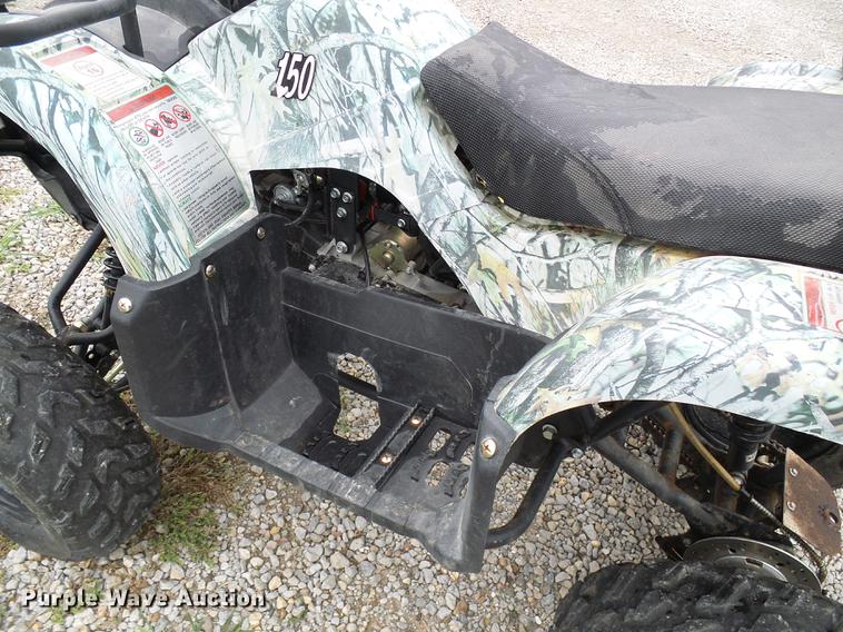 image for item DE5210 2015 Tao Tao 150 ATV