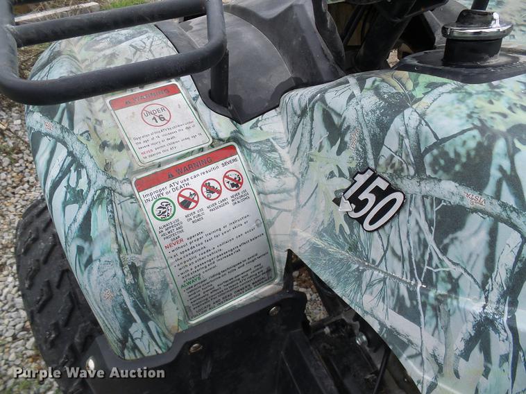 image for item DE5210 2015 Tao Tao 150 ATV