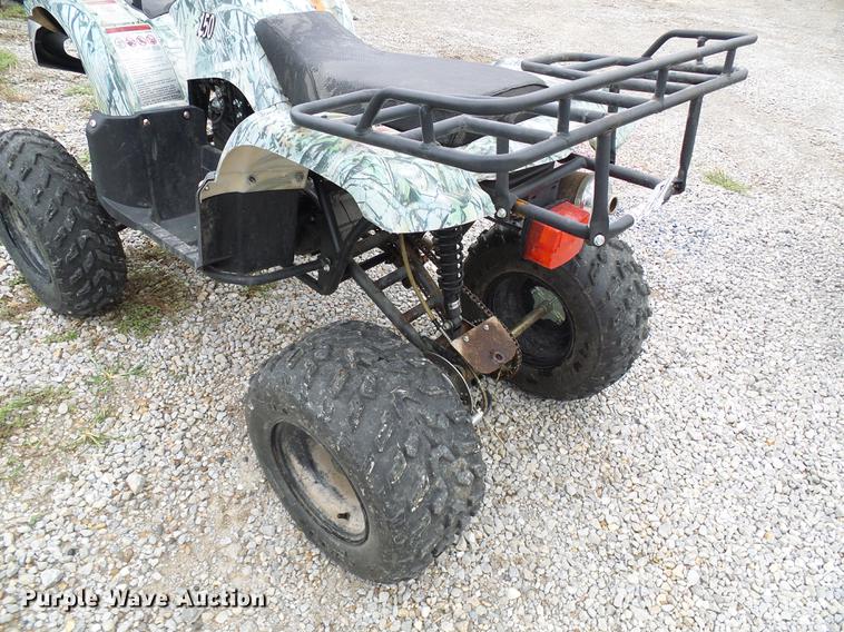image for item DE5210 2015 Tao Tao 150 ATV