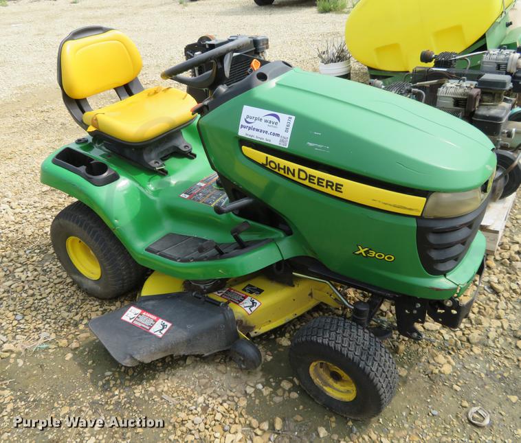 image for item DE6378 John Deere X300 lawn mower