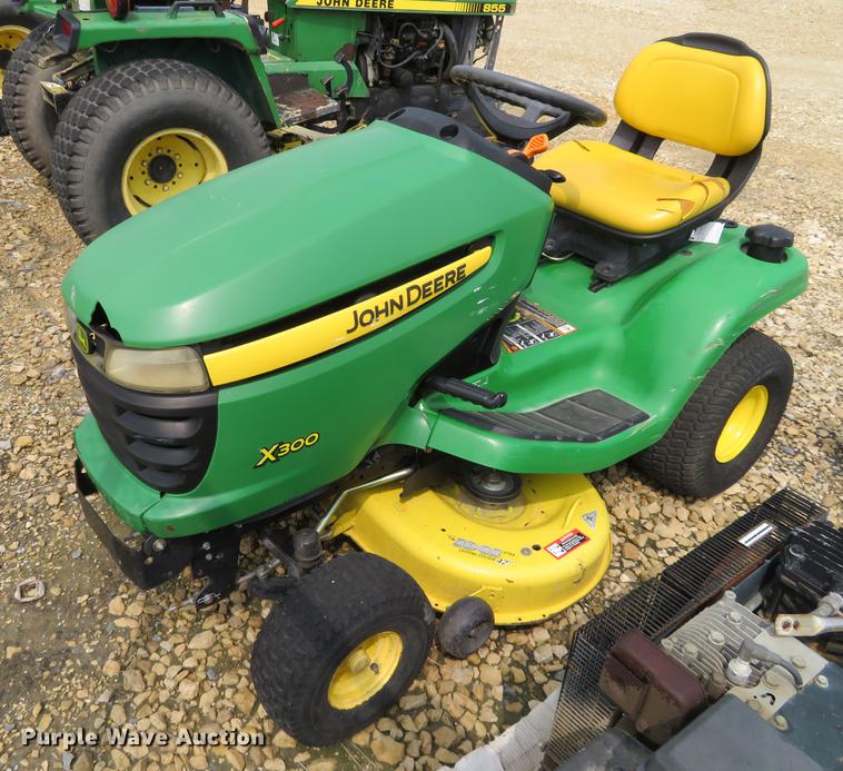 image for item DE6378 John Deere X300 lawn mower