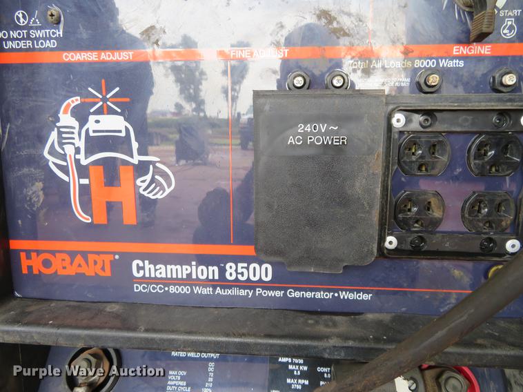 image for item DE6387 Hobart Champion 8500 DC/CC welder/generator