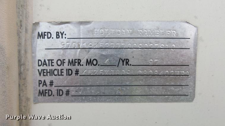 image for item DF4318 1997 Freightliner Holiday Rambler RV