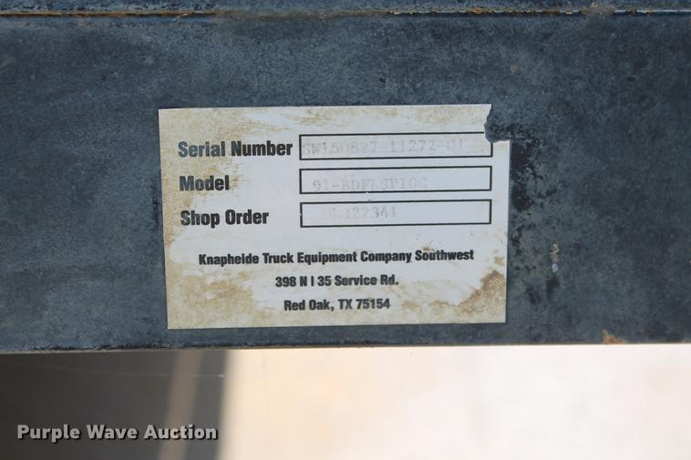 image for item DZ9976 General Knapheide 91-BDLFSP10C flatbed
