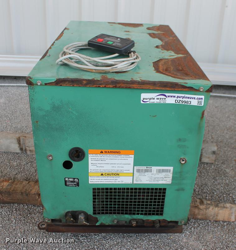 image for item DZ9983 2011 Onan Cummins RVQD3200 generator