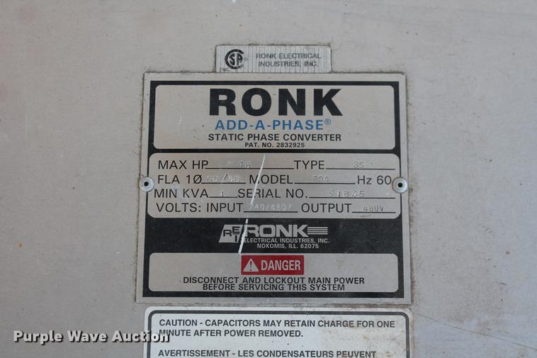 image for item DZ9984 (2) Ronk ADP-A-Phase static phase converters