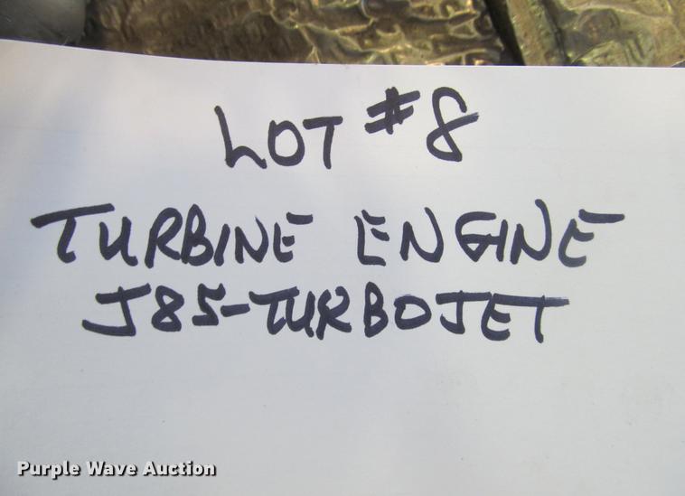 image for item DZ9987 Turbo Jet J85-GE-17 turbine engine