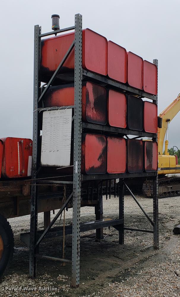 image for item EF9829 (12) 65 gallon bulk oil barrels