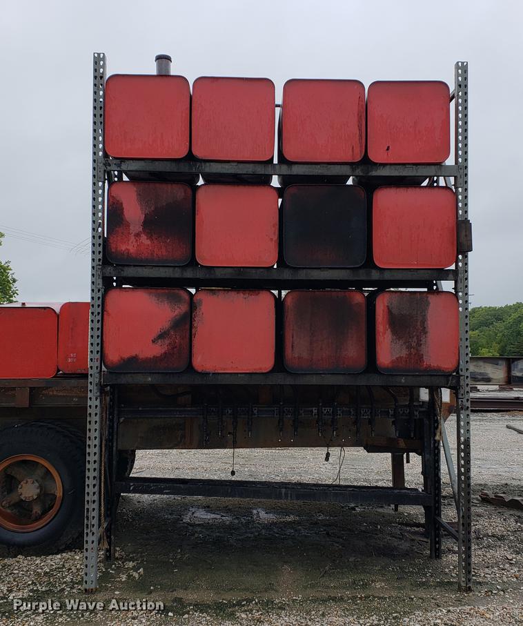 image for item EF9829 (12) 65 gallon bulk oil barrels