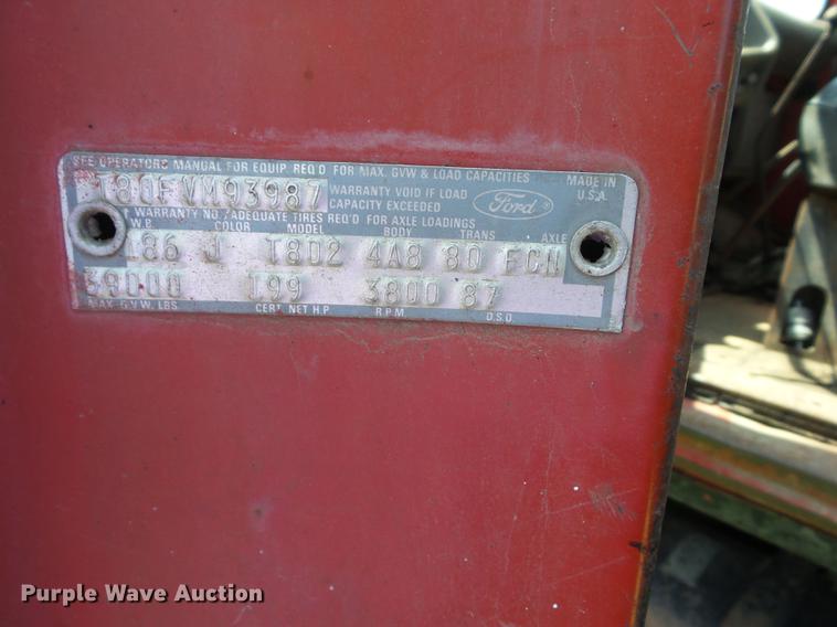 image for item EI9888 1972 Ford 800 dump truck