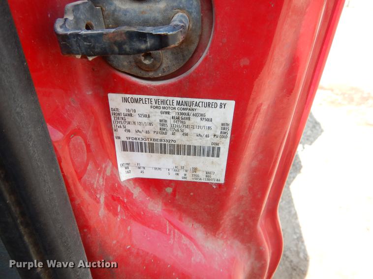 image for item EK9740 2011 Ford F350 Super Duty XL SuperCab pickup truck