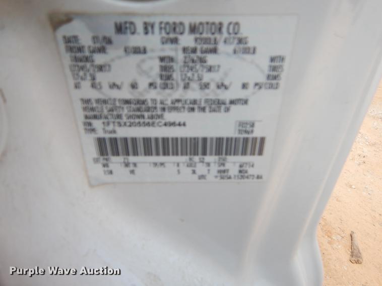 image for item EK9742 2006 Ford F250 Super Duty SuperCab pickup truck