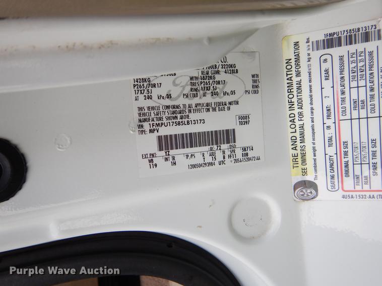 image for item EO9503 2005 Ford Expedition SUV