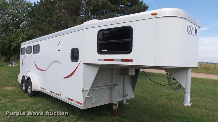 image for item ER9700 2005 CM Legacy livestock trailer