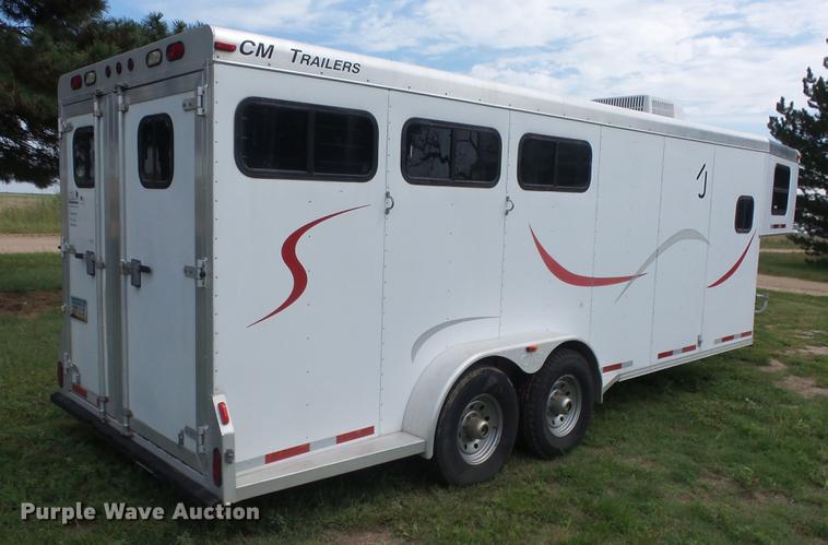 image for item ER9700 2005 CM Legacy livestock trailer