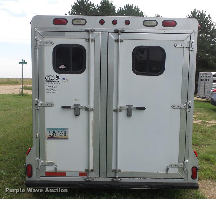 image for item ER9700 2005 CM Legacy livestock trailer