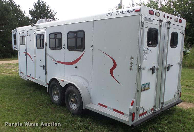 image for item ER9700 2005 CM Legacy livestock trailer