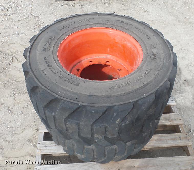 (2) Bobcat 1216.5 tires and wheels in Wichita, KS Item ES9448 sold