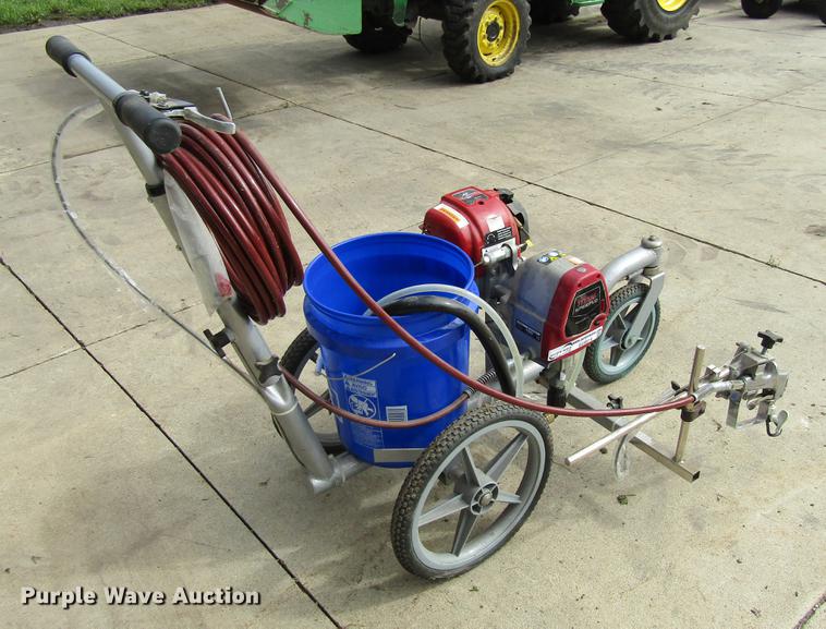 Titan Powrliner 850 line striper in Waterloo, IA Item EU9514 sold